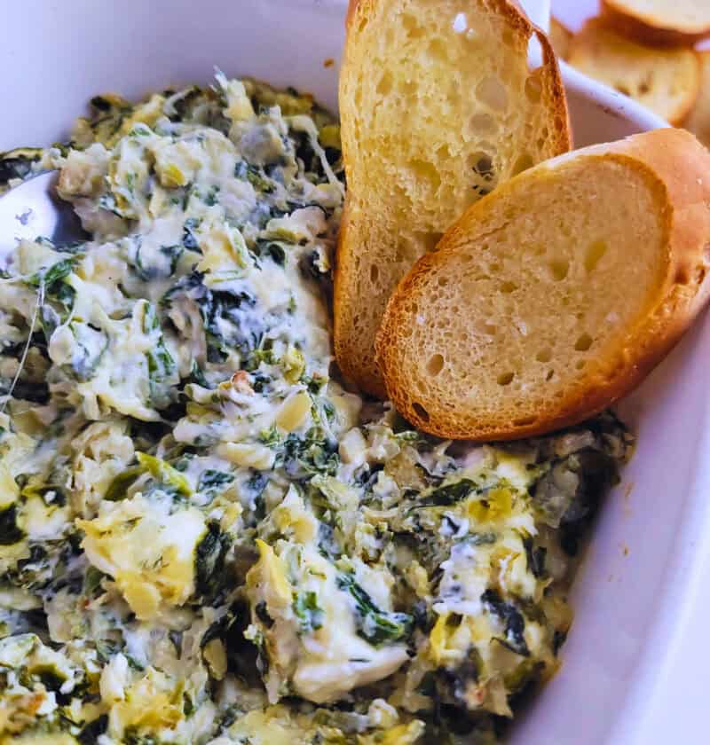 Easy Spinach Artichoke Dip