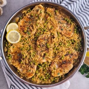 Lemon Chicken and Orzo