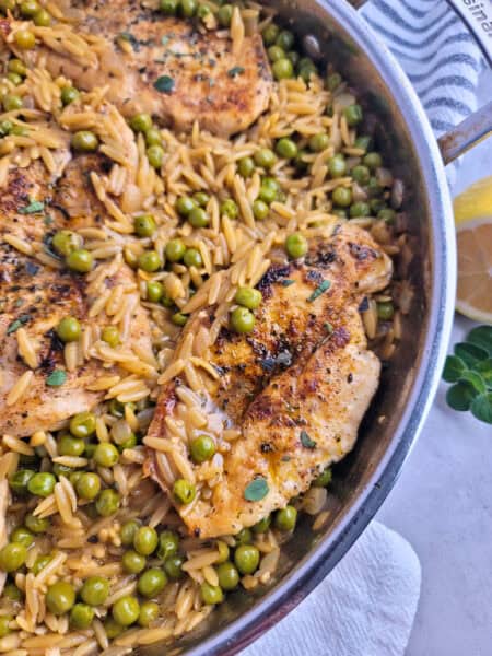 Lemon Chicken and Orzo