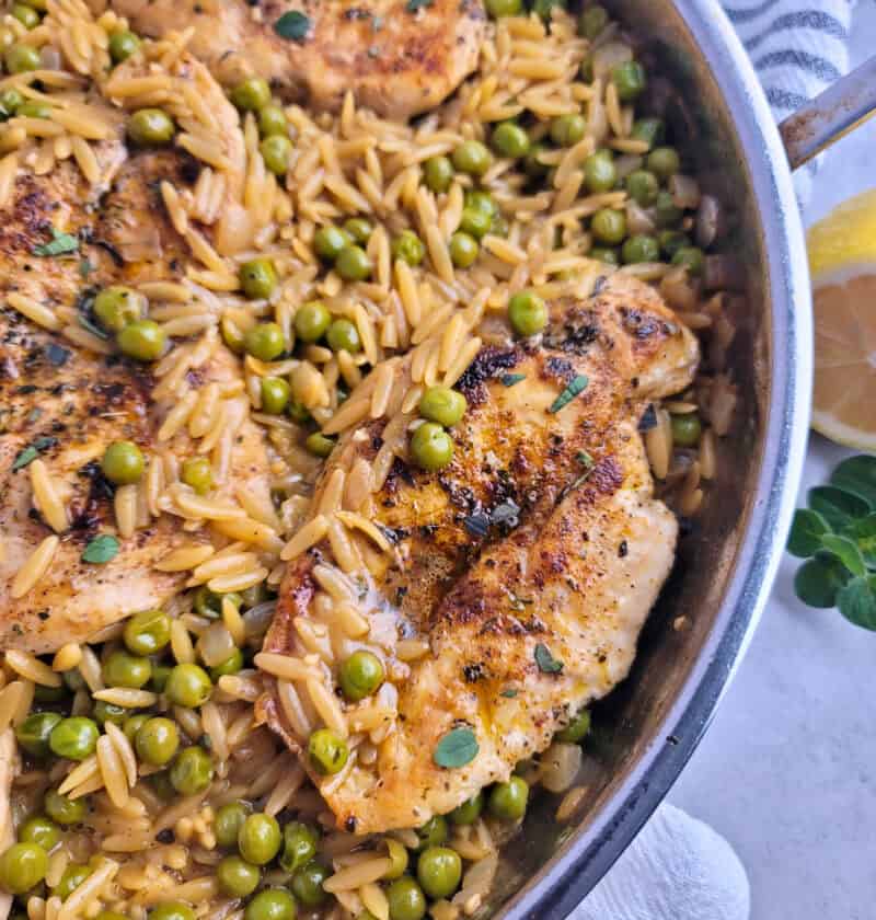 Lemon Chicken and Orzo