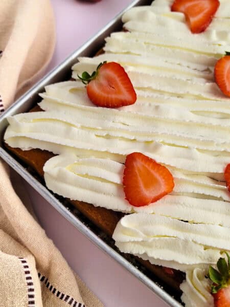 Strawberry Shortcake Poke Cake