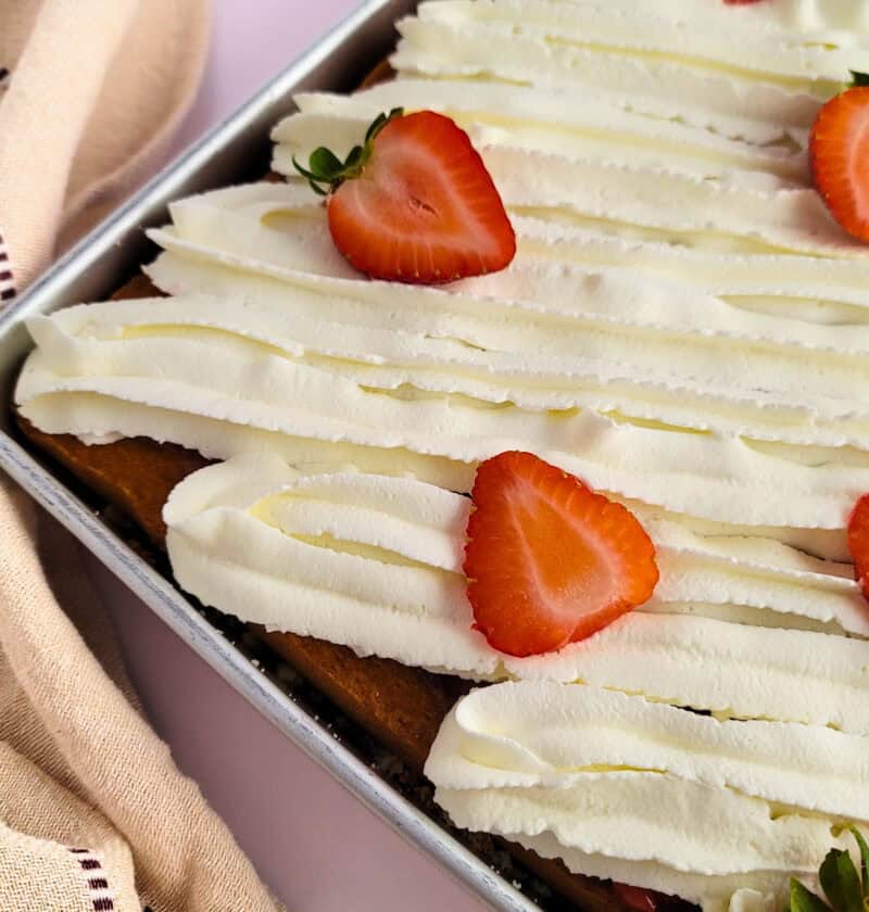 Strawberry Shortcake Poke Cake