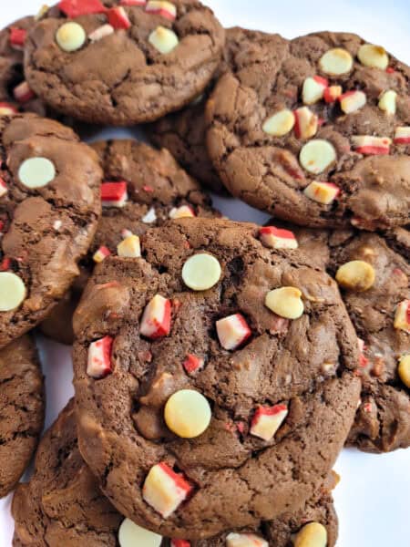 Double Chocolate Peppermint Cookies