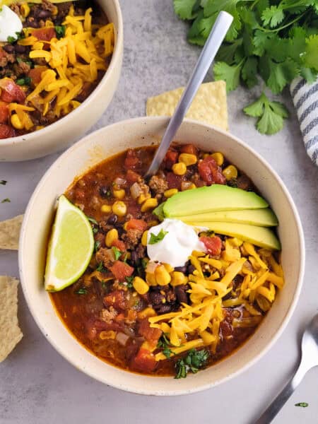 Easy Taco Soup Recipe