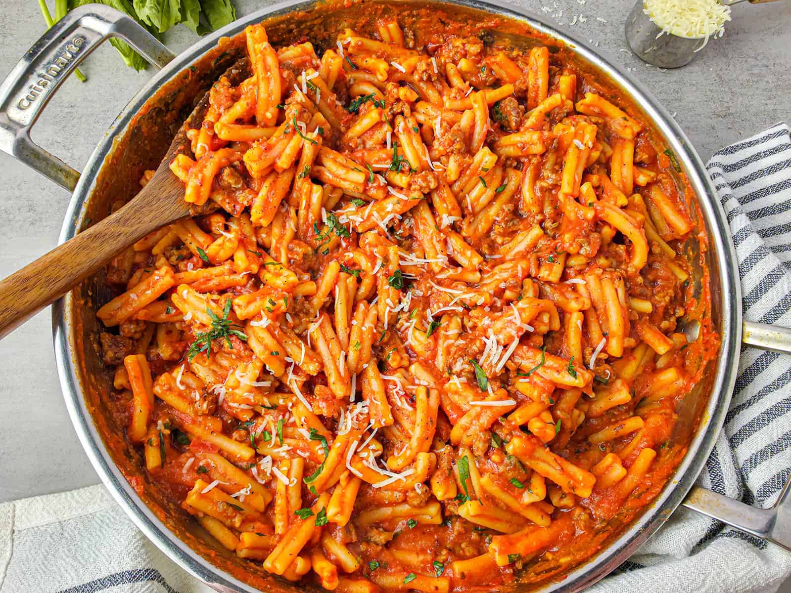 One Pot Italian Sausage Pasta