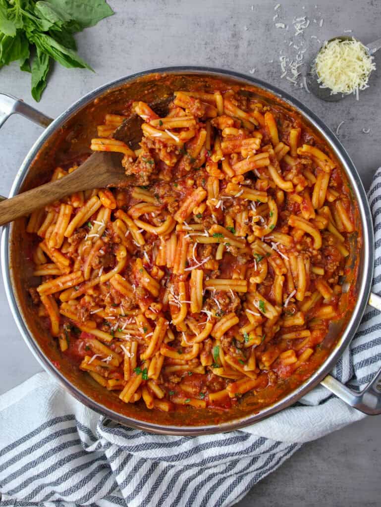 One Pot Italian Sausage Pasta