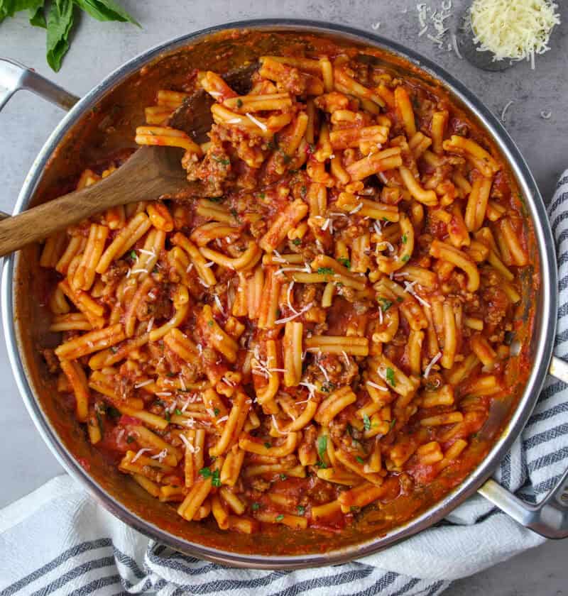 One Pot Italian Sausage Pasta