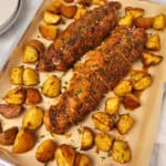 Pork Tenderloin and Potatoes Sheet Pan Dinner