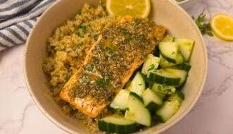 Salmon Quinoa Bowl