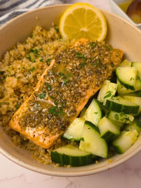 Salmon Quinoa Bowl