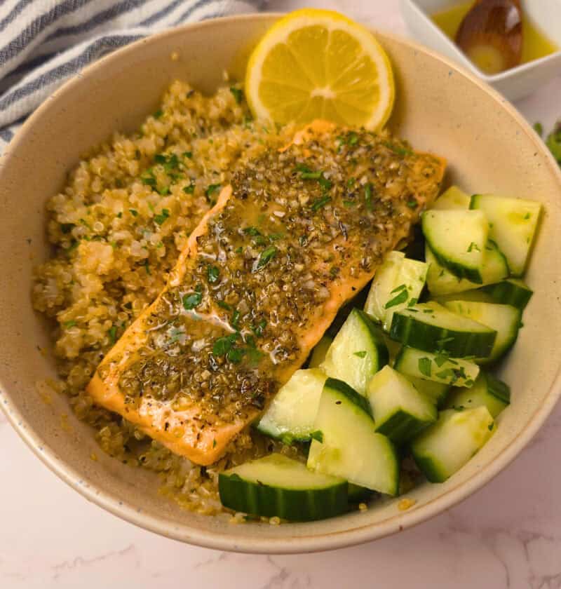 Salmon Quinoa Bowl