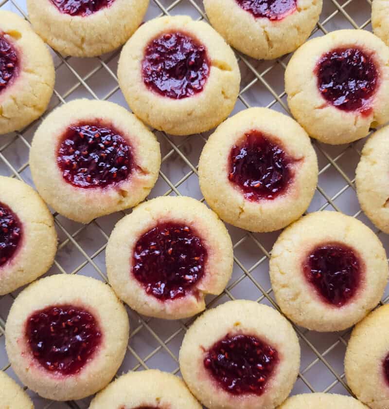 Thumbprint Cookies with Jam