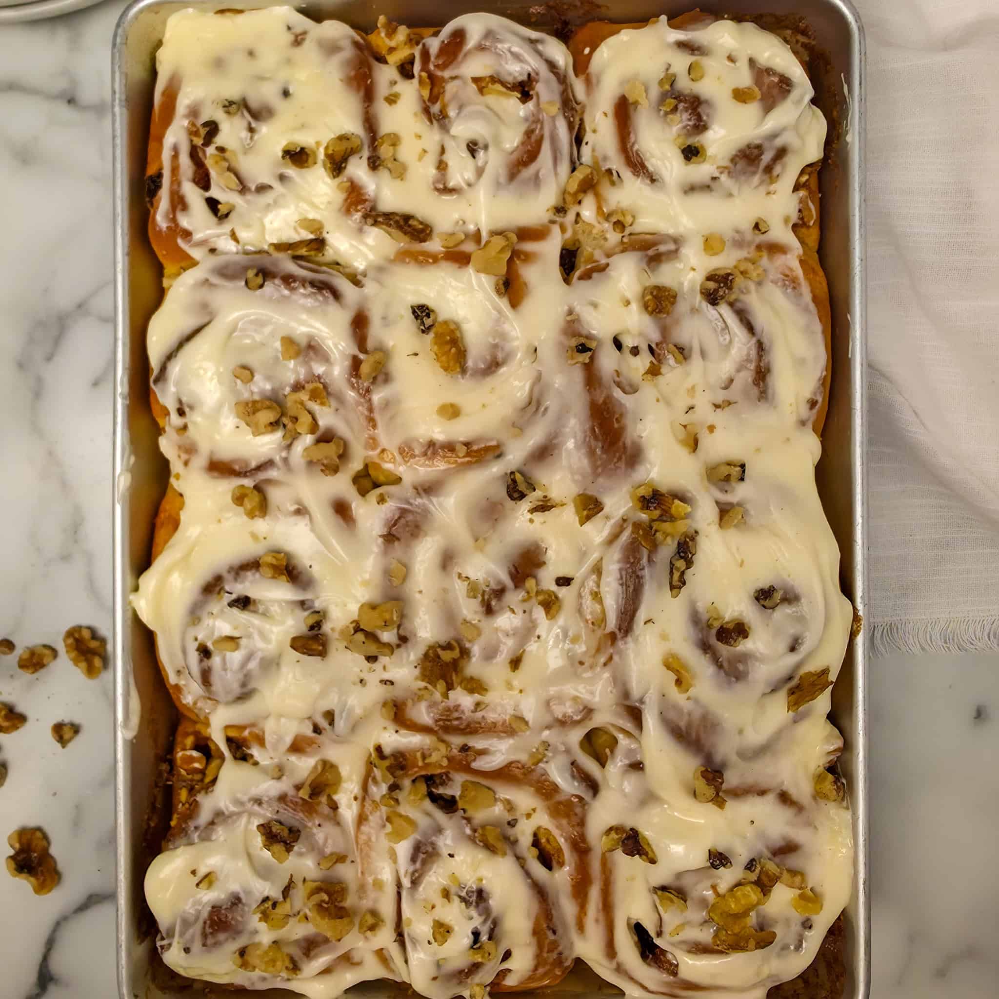 Carrot Cake Cinnamon Rolls