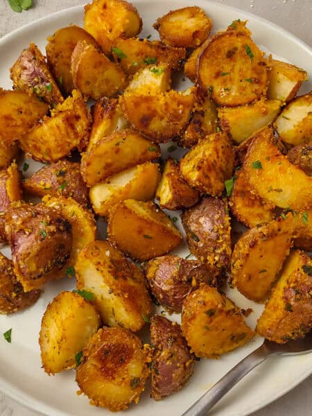 Parmesan and Garlic Roasted Potatoes