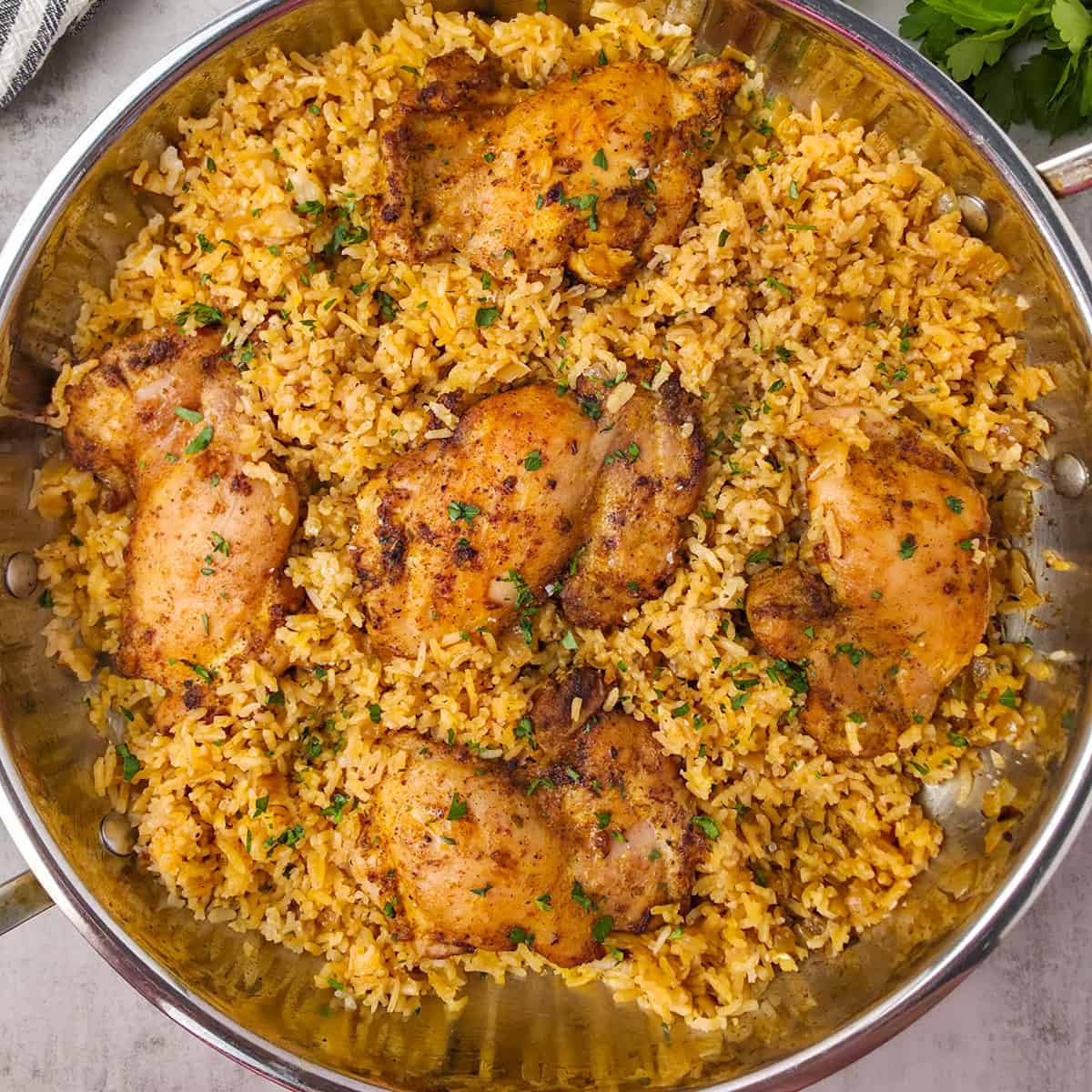 One Pot Chicken and Rice Dish - Simply Scratch Made