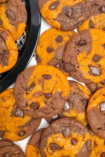 Halloween Marble Cookies