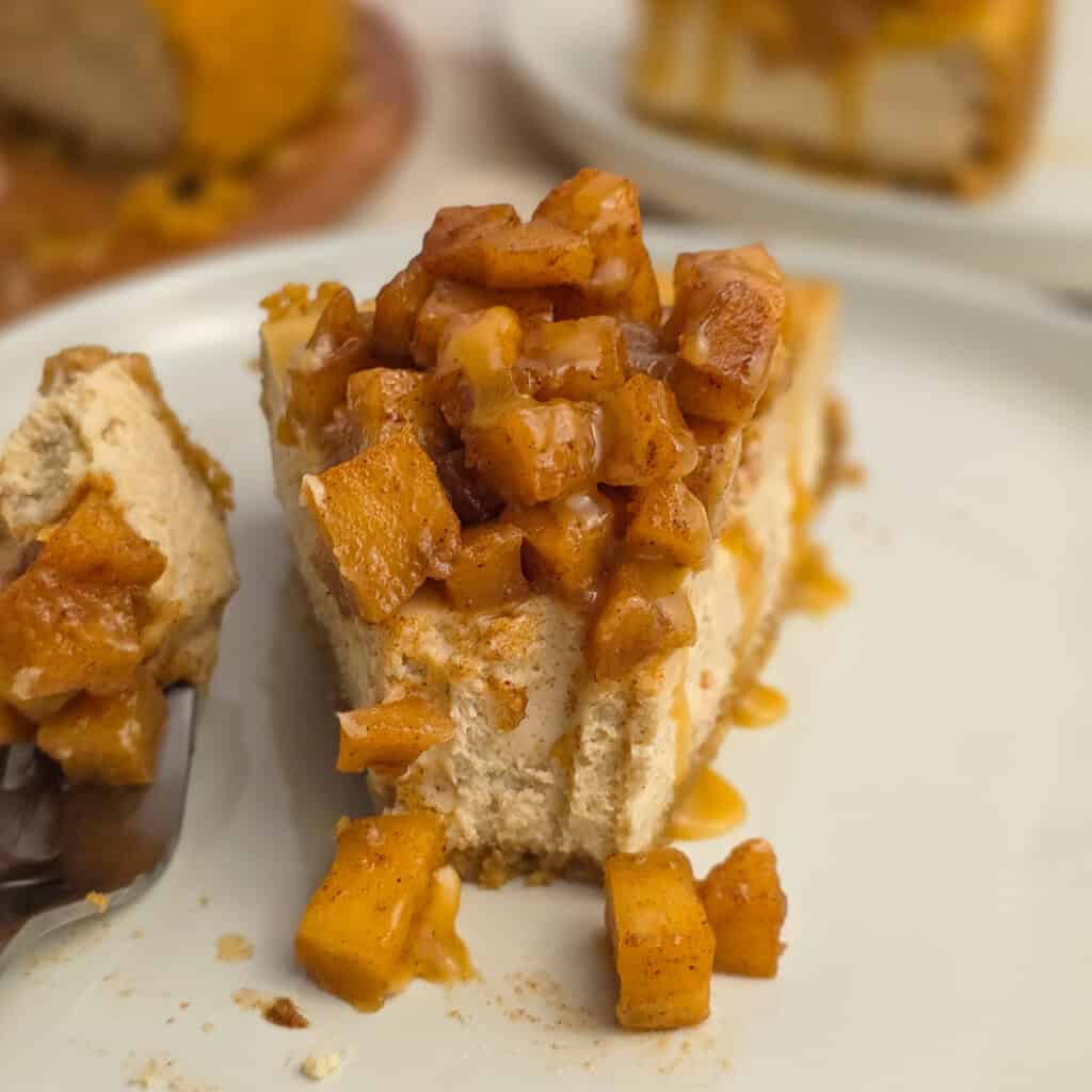 Caramel Apple Cheesecake
