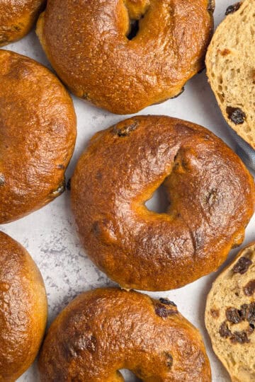 Cinnamon Raisin Bagels