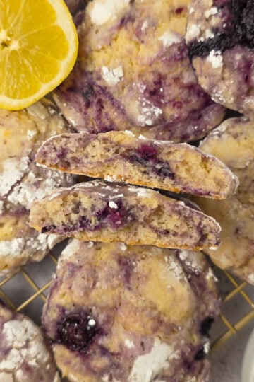 Lemon Blueberry Cookies