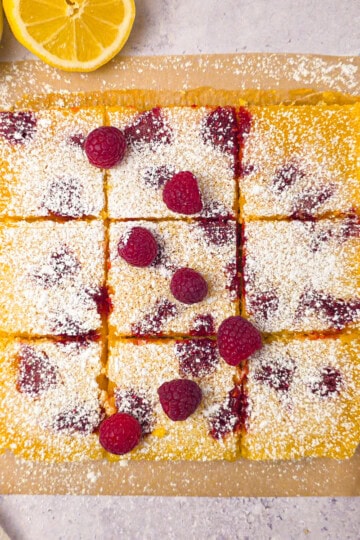 Lemon Raspberry Bars