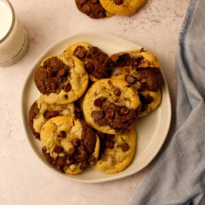 Easy Homemade Brookie Cookies